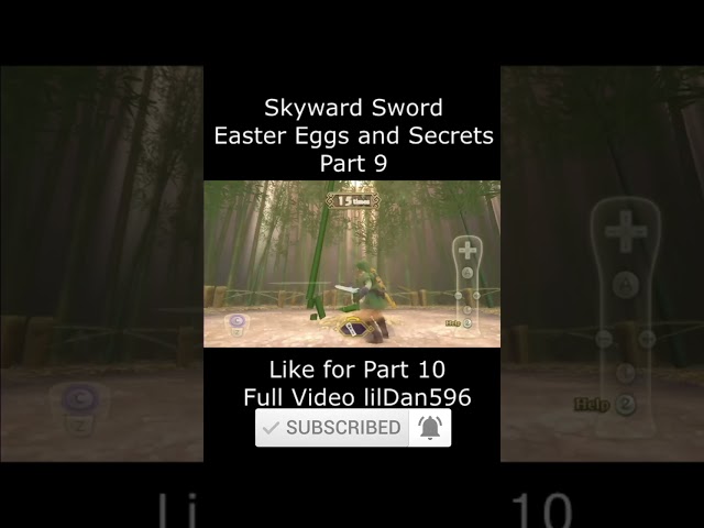 Skyward Sword Easter Eggs Shorts part 9 #skywardsword #zelda #thelegendofzelda class=