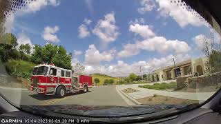 OCFA E-56 and T-56 Leaving Quarters Code 3
