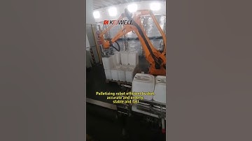 Palletizing robot efficient bucket, accurate and orderly, stable and fast#machine #robotics