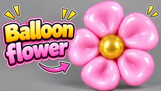 Balloon flower. Step by step tutorial