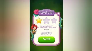Blossom Blast Saga I Level 739 I Hard Level