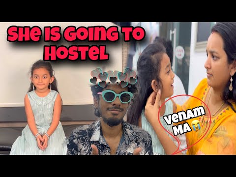 She going to hostel 😕!!Sha convincing saanu 🥲#saanvikashree