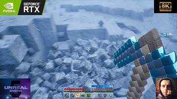 [8K60FPS] Next-Gen Minecraft 2.0 - New Physical Destruction Cinematic Shots! 💥 | UE5