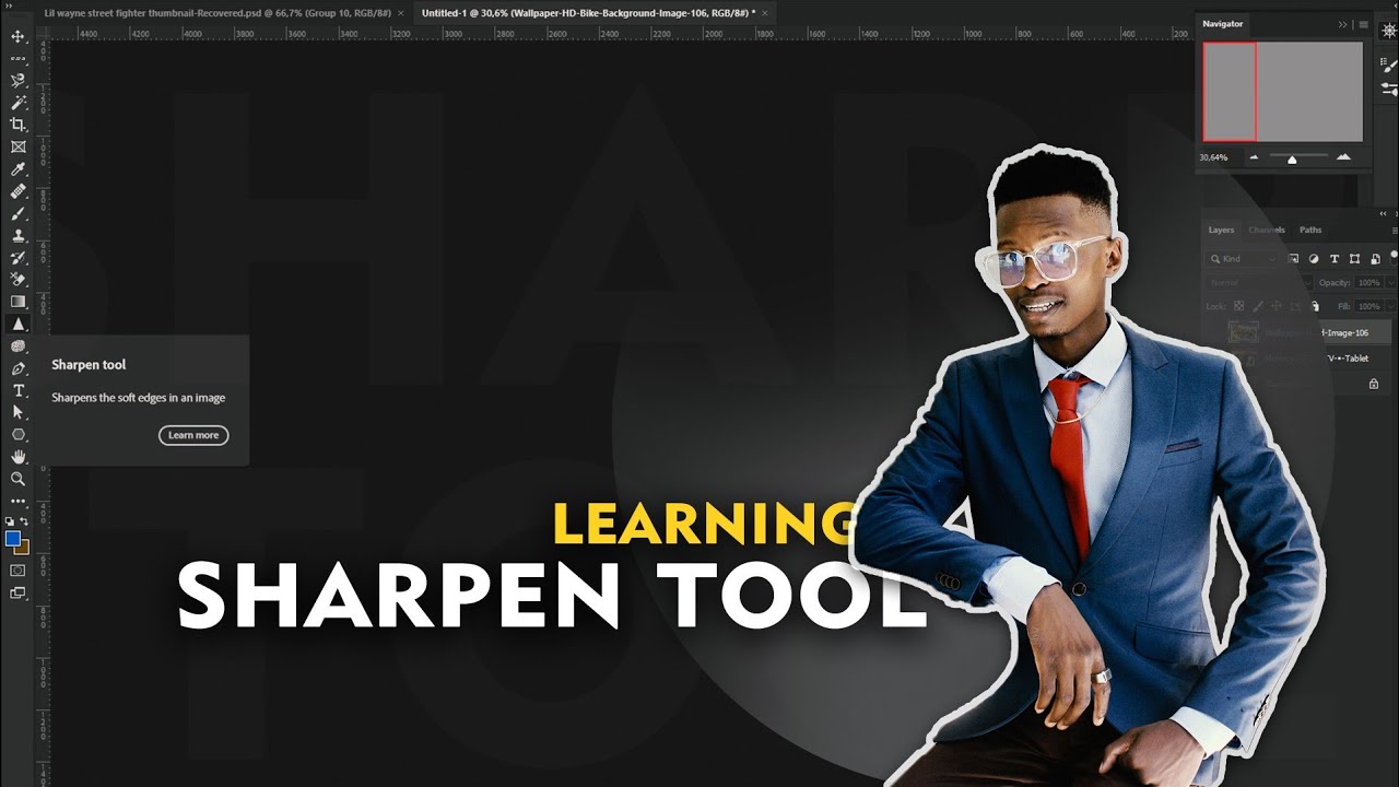 SHARPEN TOOL.... Learn Graphics Design. - YouTube
