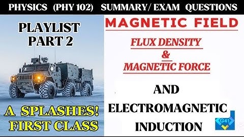 GMAETS —41 is live! PHY 102 EXAM FOCUS SUMMARY || ELECTROMAGNETIC FIELD || MAXWELL