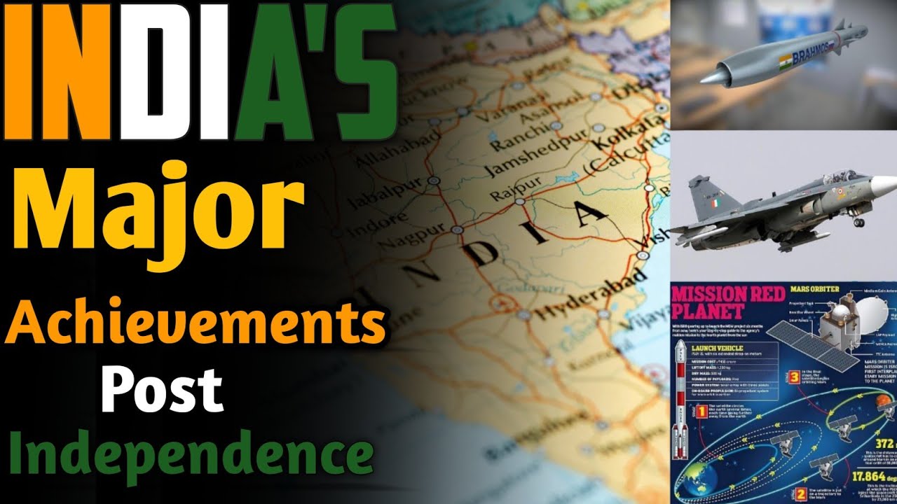 India's 🇮🇳 Major Achievements Post Independence.Independence Day Special.