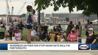Hundreds gather for Stop Asian Hate Rally in Portsmouth