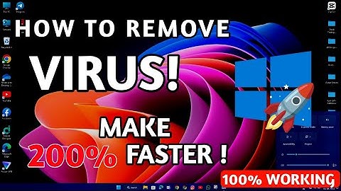 How to Remove Virus from Windows 11 Computer or Laptop|Delete Viruses from Windows10(3 Simple Steps)