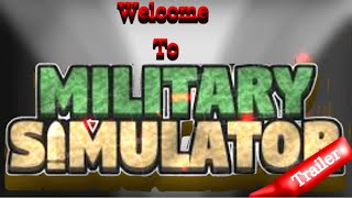Bizarre Studios Welcome To Military Simulator One Trailer