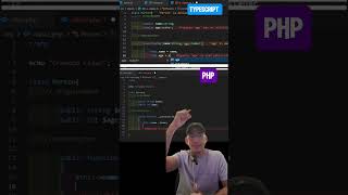 POO en TypeScript vs PHP ⚔️ Parte 1 👀#typescript #php #webdeveloper #programacion #coding