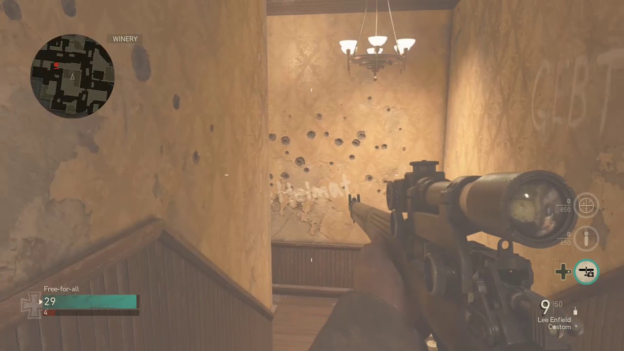 first trickshot on ww2