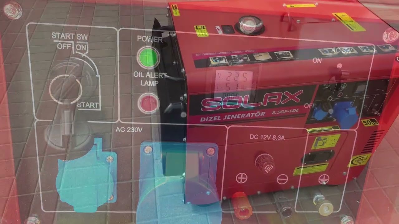 Дизельна електростанція SOLAX 8,5 GF (7 кВА)