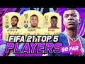 MY TOP 5 PLAYERS IN FIFA 21 ULTIMATE TEAM SO FAR!