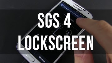 Samsung Galaxy S4 lockscreen customization: widgets, apps, unlock modes