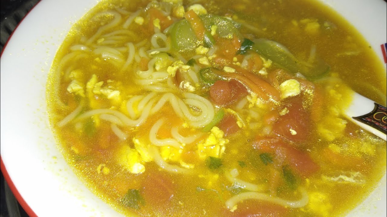 Soup noodles 😋recipe. সুপ নুডলস্ রেসিপি। Simple day in my life☺☺