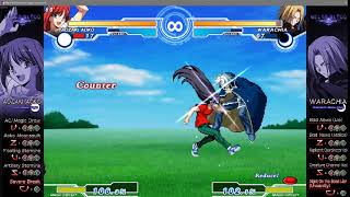 Melty Blood Basic Air CH Combo Aoko Full Moon