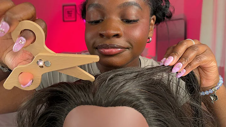 ASMR Giving You A Wooden Haircut  💇🏾‍♀️🪵 (layered sounds & personal attention)