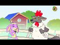 Wolf and Seven Little Goats - Athlete Goat - Lost Rooster | KONDOSAN English | Fairy Tales for Kids