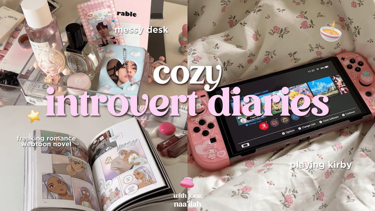 cozy introvert diaries ⋆˚✿˖°  gaming, quiet living, asian snacks, kdramas & ramen