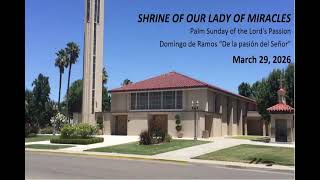 Domingo de Ramos “De la pasión del Señor” 3/29/2026
