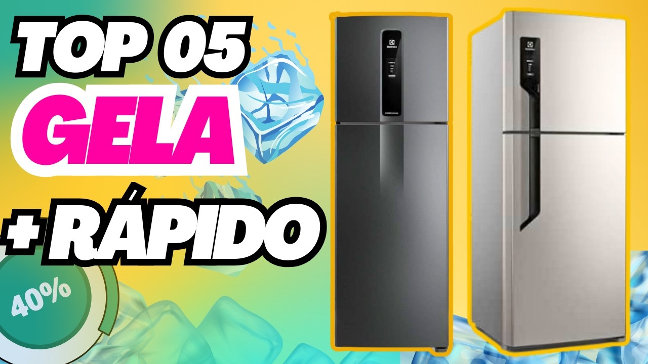 5 Geladeiras que Mais Economizam Energia em 2025 (Alta Performance)🔇