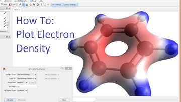 Avogadro with Gaussian Tutorial Electron Density