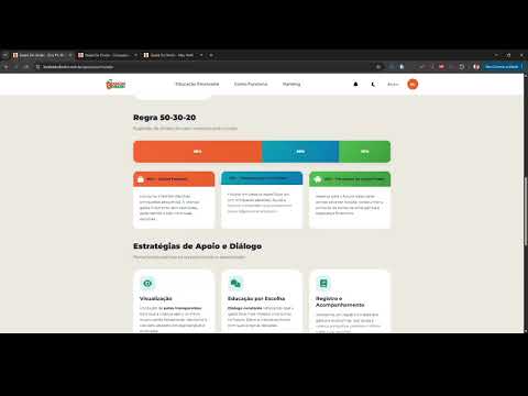 Educação financeira para crianças — demonstração