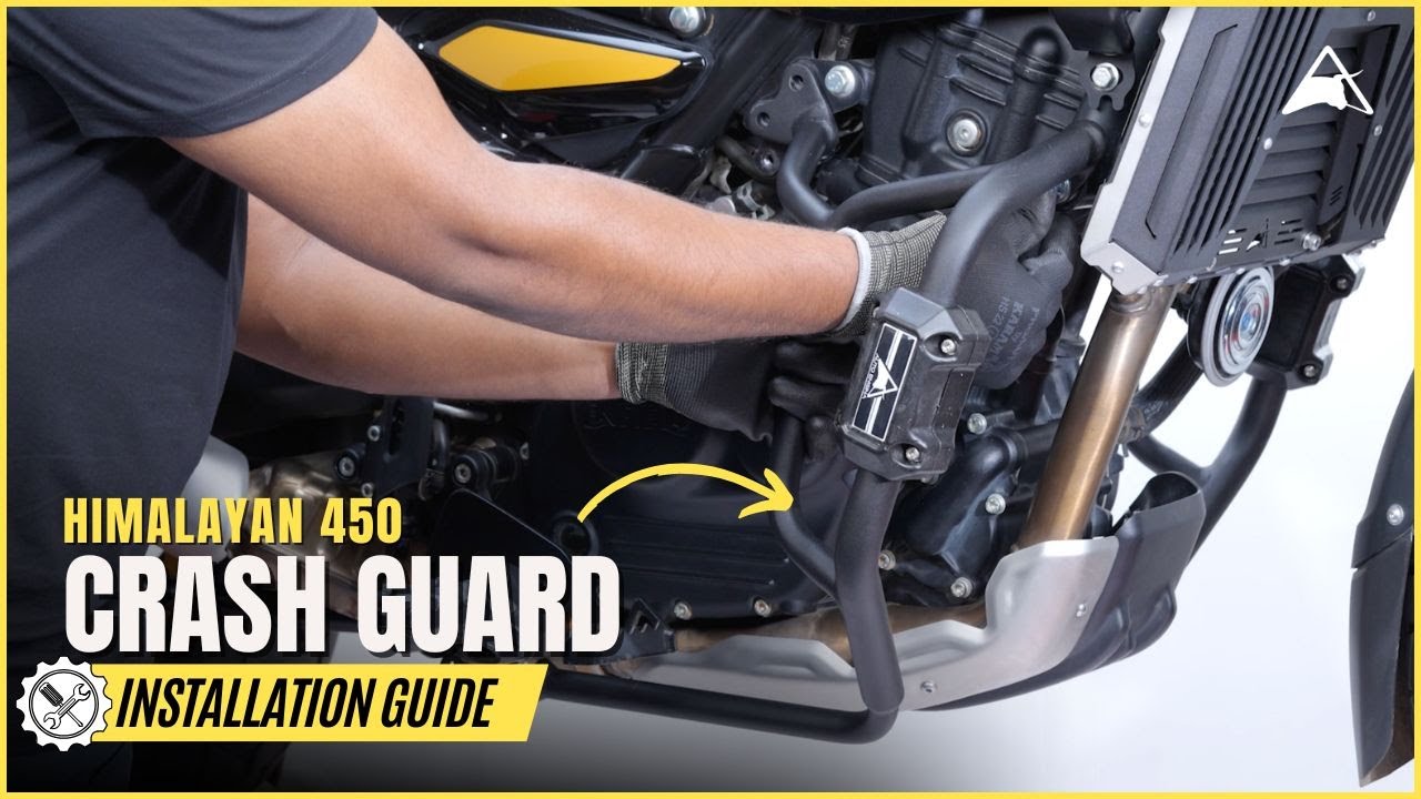 Crash Guard Installation Guide for Himalayan 450 🛠️⚙️ | Auto Engina