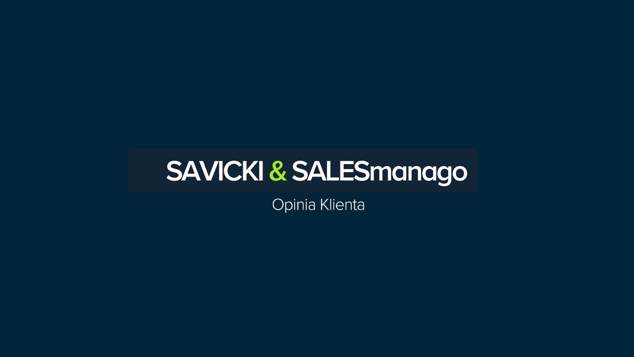 SAVICKI & SALESmanago - Customer Review