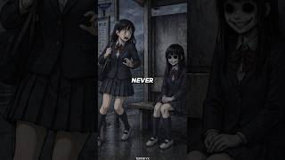 The Bus Stop Girl Isn’t Alive | Japanese Urban Legend 😱 #shorts #viral #horrorstories