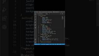 🔥CSS Balloon Animation || HTML TUT #shorts #css #animation