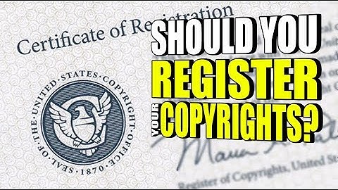What All Musicians Should Know About Copyright Registration