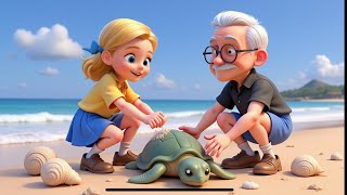 5-Year-Old’s Big Mission: Rescue the Turtle! No More Plastic! ♻️🐢