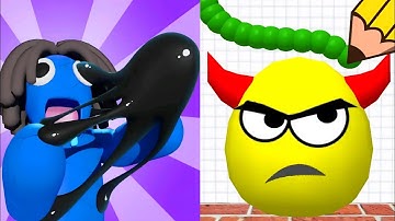 Venom Run 3D: Draw To Smash vs Logic Puzzle: Brain puzzles | All Levels | Satisfying ASMR Gameplay