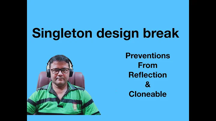 Break Singleton design by reflection | Save Singleton design from reflection