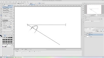 Dividing a line into equal parts without a ruler or compass.