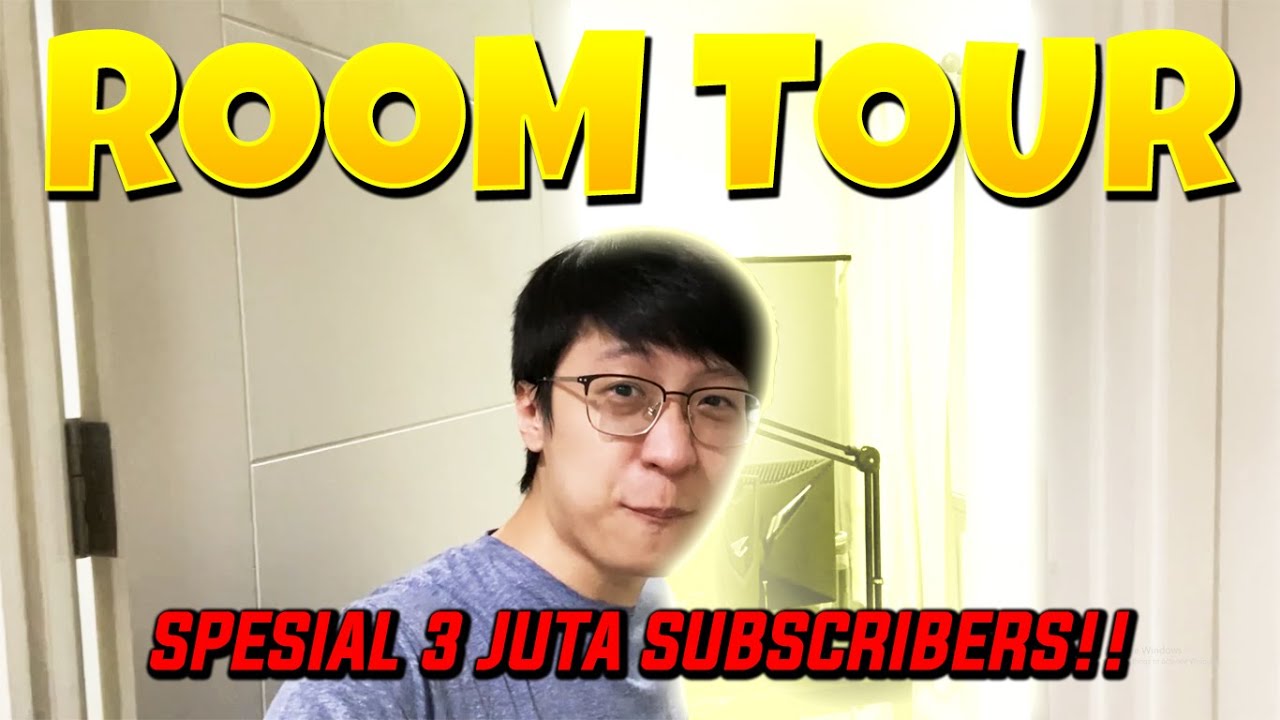 ROOM TOUR 3 JUTA SUBSCRIBERSS!! RUANGAN RECORD SEDERHANAAA!!