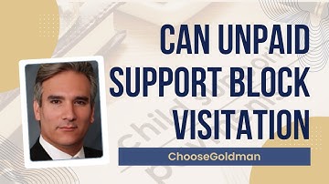 Can You Deny Visitation If Child Support Isn’t Paid? - ChooseGoldman.com
