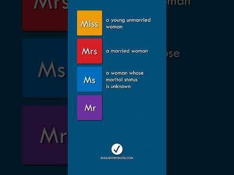 वीडियो: मिस्टर एंड मिसेज है या मिसेज एंड मिस्टर?