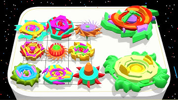 Max Level Spinner Merge Monster 3D Battle, Level Up, Max Level Gameplay, Spinner Master Part 2