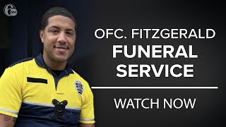 Funeral service for Temple University police officer Christopher Fitzgerald