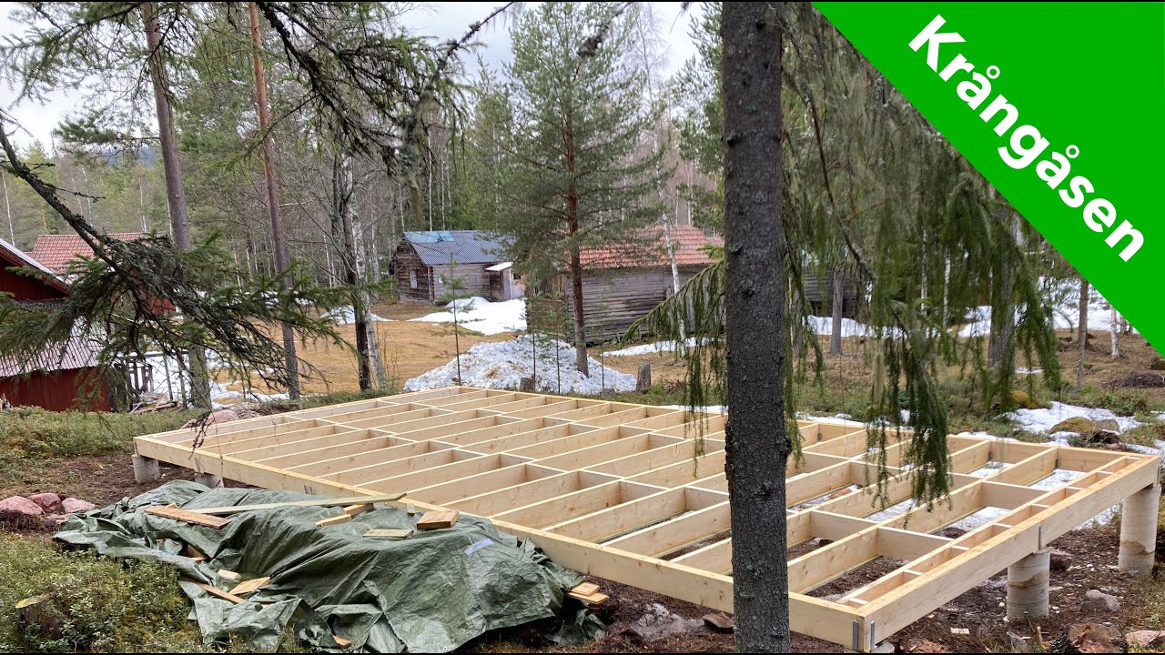 Krångåsen #46 - Stugans bjälklag och fågelholkar