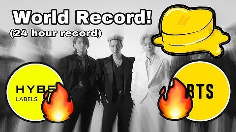 Butter beats the new 24 hours views record timelapse!! + hits 100 million views and BANGTANTV 50 mil
