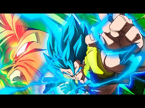 Goku Vegeta Y Gogeta VS Broly Pelea Completa Dragon Ball Super Broly 4K Remasterizado
