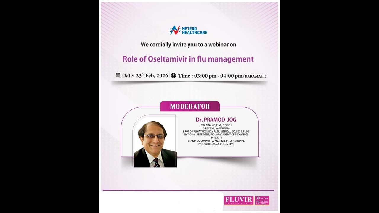 Clinical Insights on Oseltamivir for Flu Care | Dr. Pramod Jog