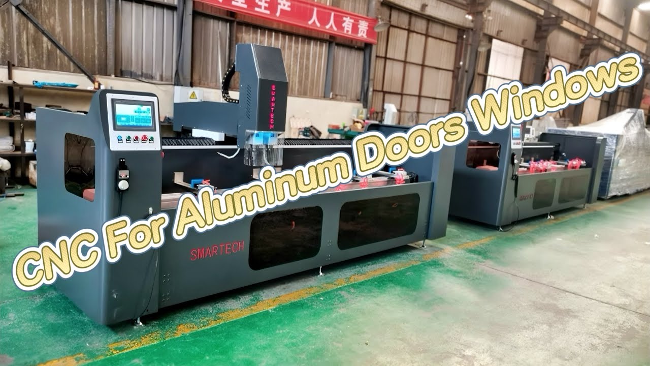 Machine 3 Door Precision CNC Aluminum Cutting Machine for Doors and Windows - YouTube