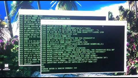 Altair 8800 Timesharing BASIC Demonstration