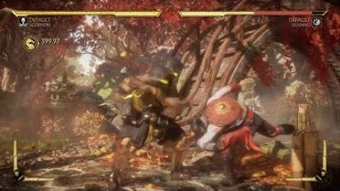Mortal Kombat 11 Learning scorpion in training mode
