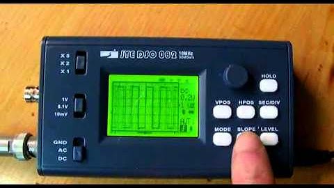 JYETech DSO082 Demo - Frequency Sweeping Signal