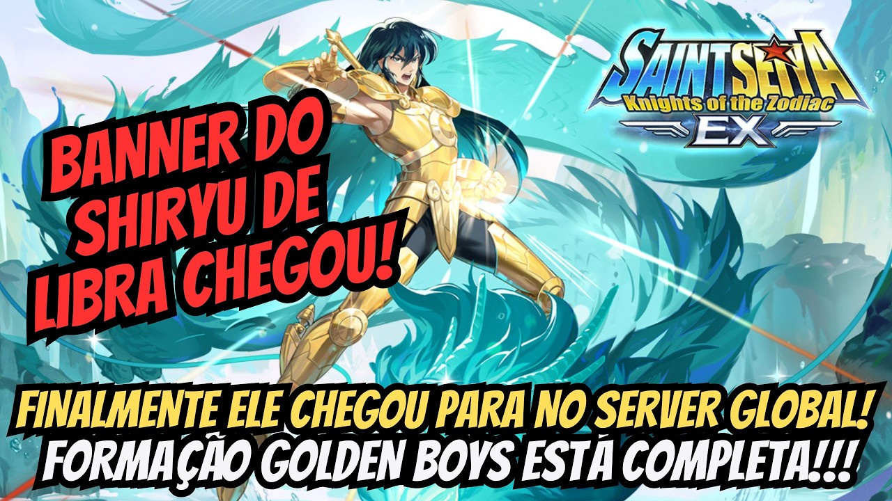 ⭐FINALMENTE! Shiryu de Libra Chegou! A Formação Golden Boys está COMPLETA!⭐